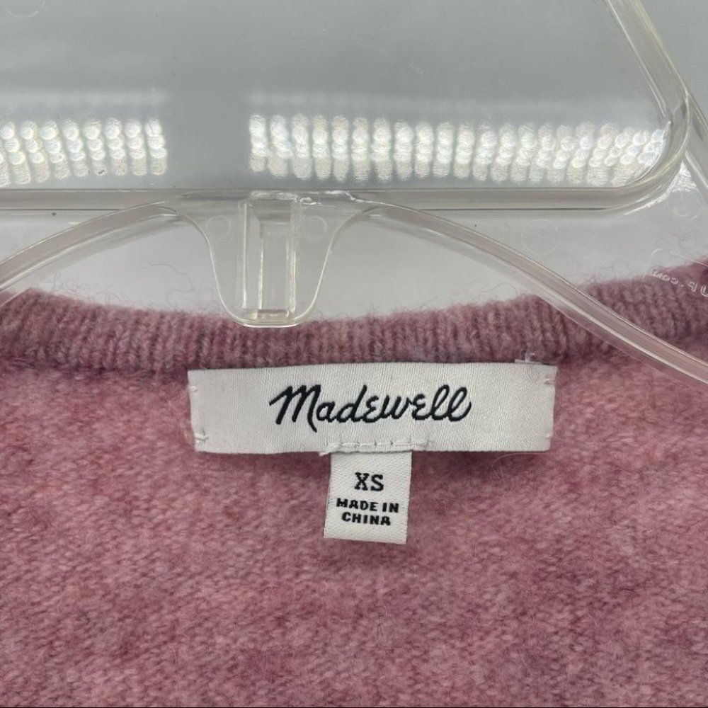 Madewell Cardigan Sweater Open Front Pockets Long Sleeve Cozy Soft‎ Oversized XS - Picture 2 of 8